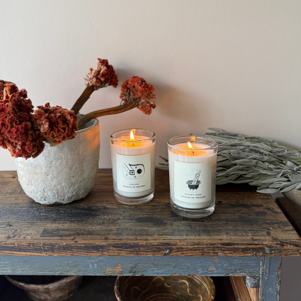 'Dreams' Handcrafted Scented Soy Candle: Sandalwood, Rose, Cedar