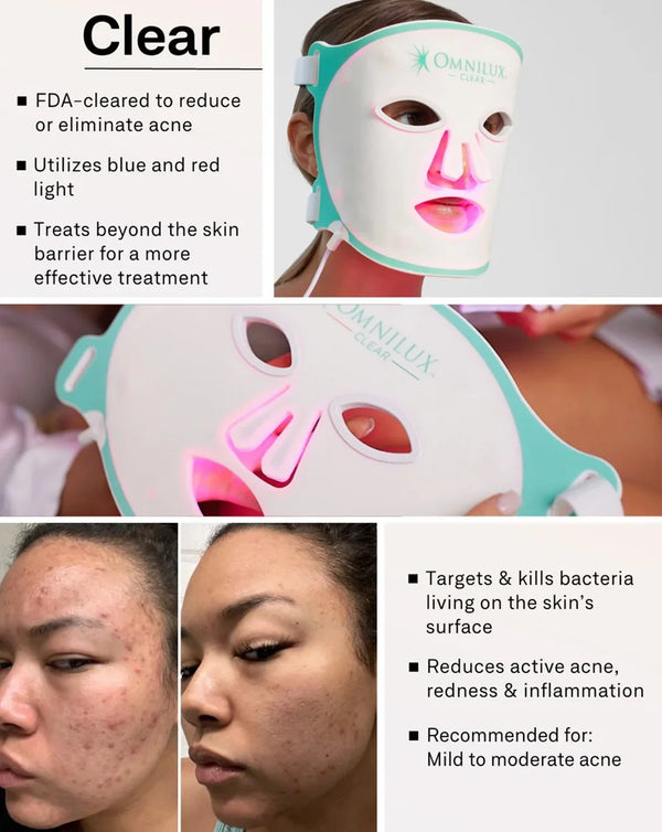 Omnilux Clear LED Face Mask
