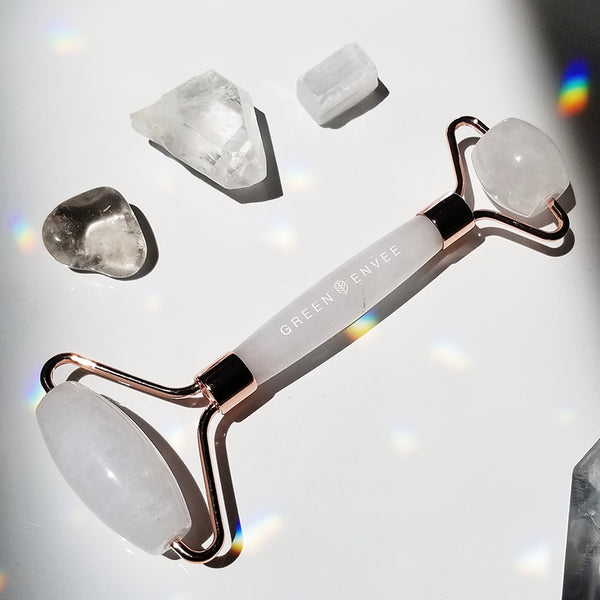 Clear Quartz Facial Roller